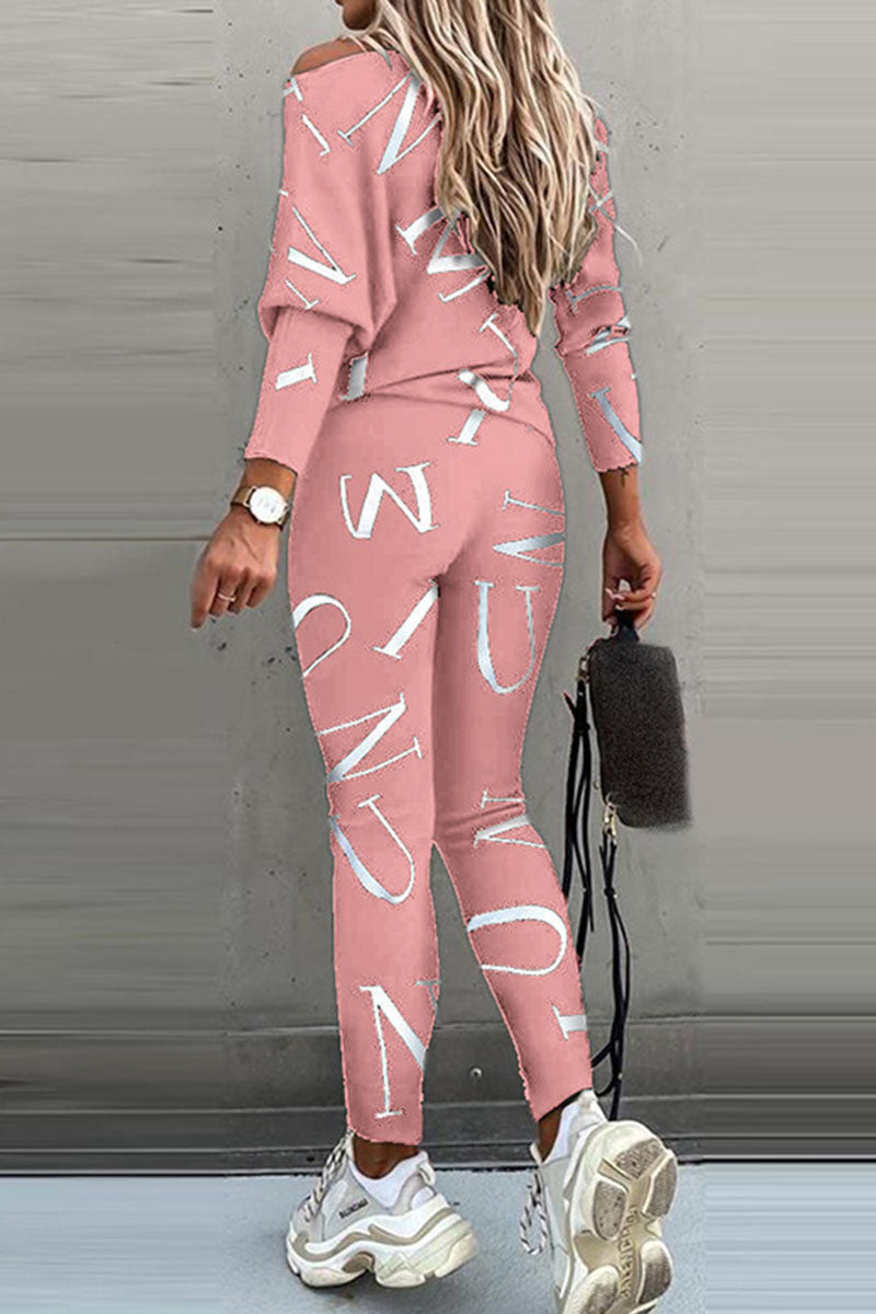 LONGI - Completo casual con collo obliquo e maniche lunghe