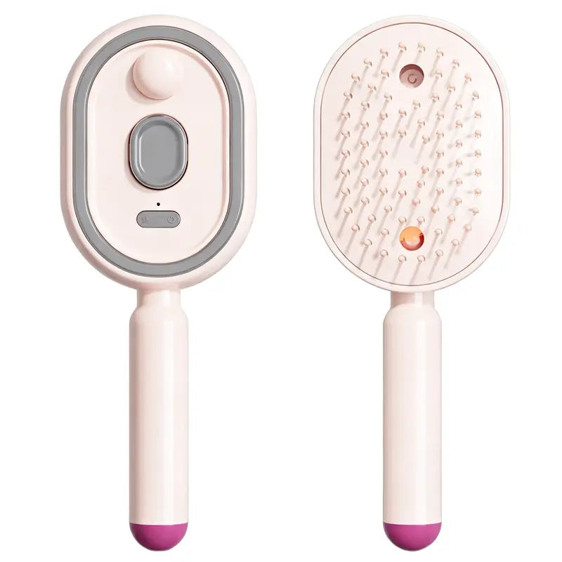 DUNA - Spazzola massaggiante spray elettrico viola, rosa o beige
