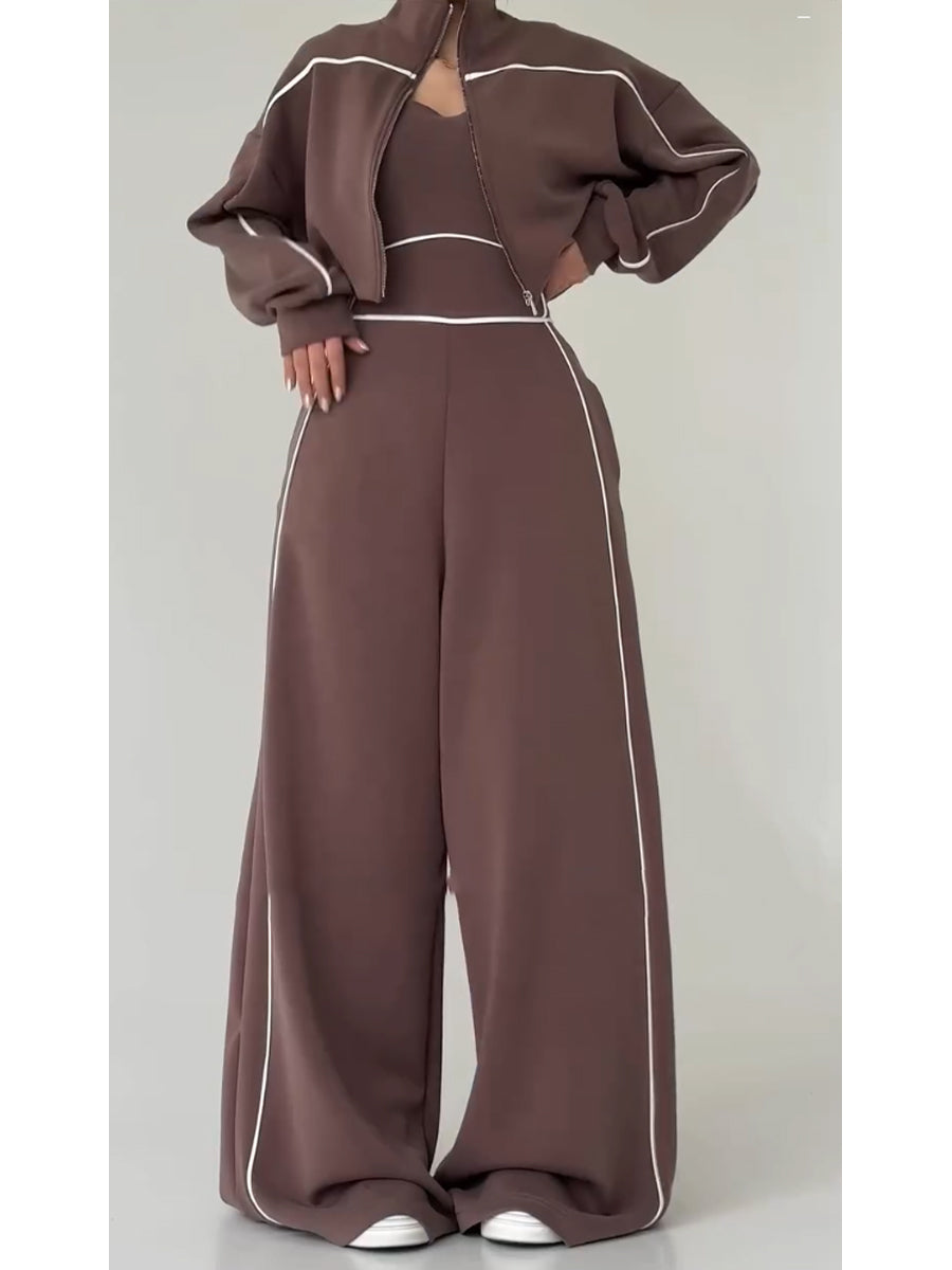 VIVERONE - Completo due pezzi in cotone effetto casual cozy