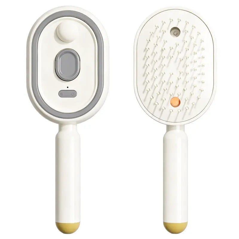 DUNA - Spazzola massaggiante spray elettrico viola, rosa o beige