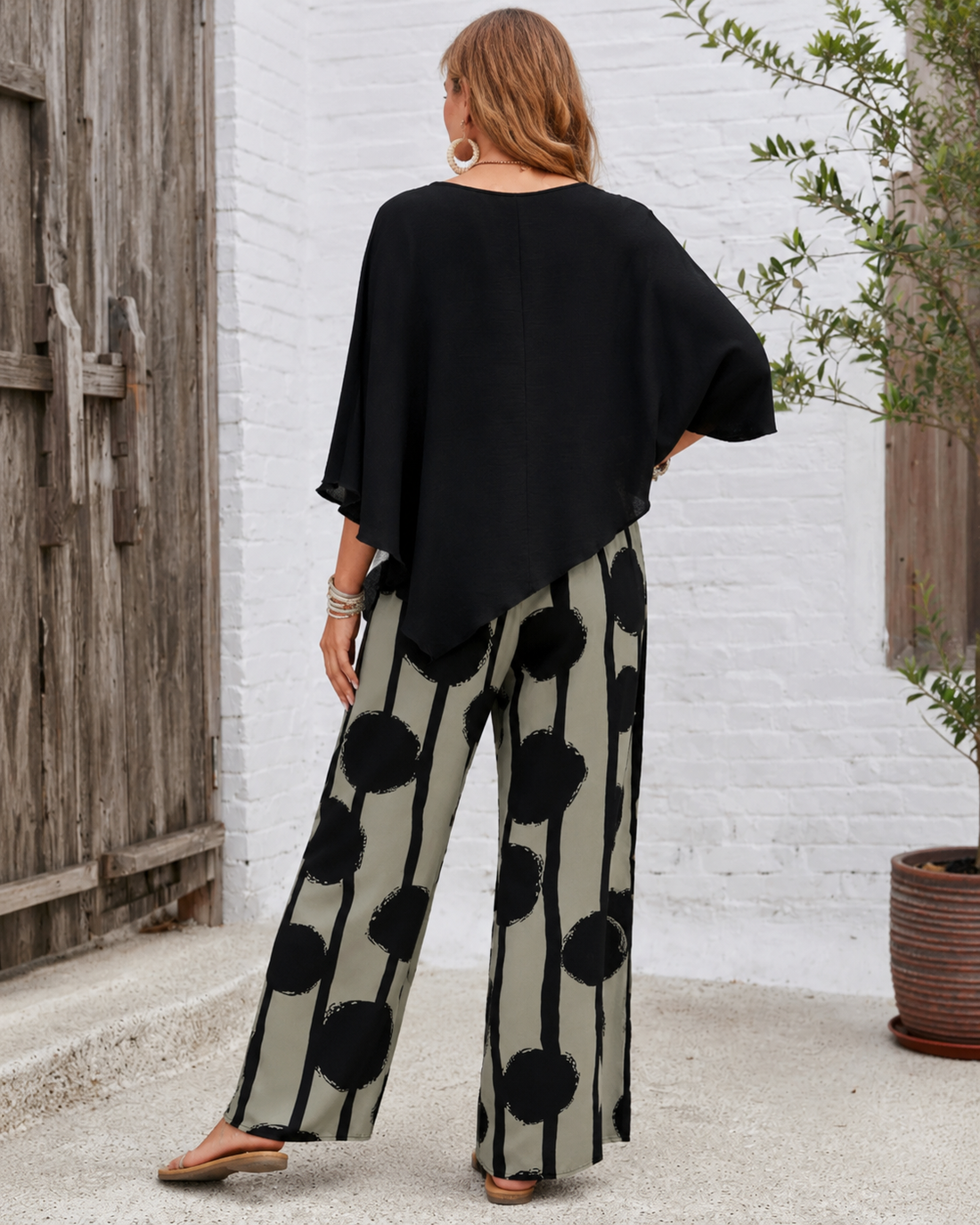 OSILO - Set due pezzi con pantaloni a gamba larga