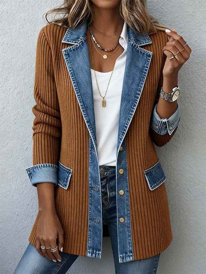 ROBILANTE - Cardigan casual in maglia con bottoni