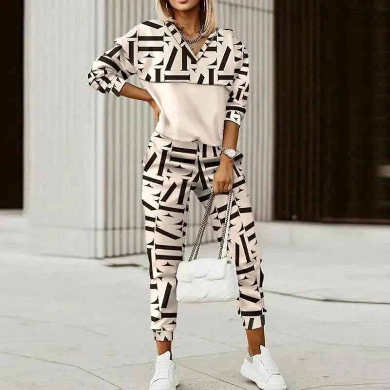 ALBA - Set due pezzi sportivo con zip e vestibilità morbida