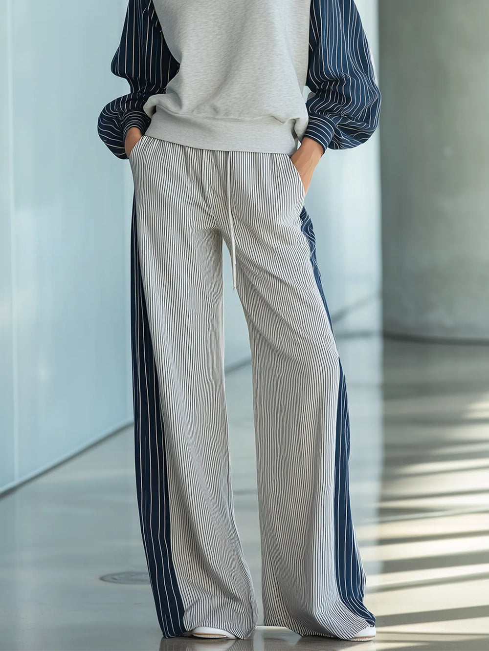 LIONI - igio a righe con maniche raglan leggere
