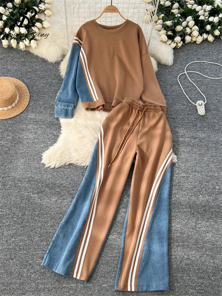 VALDAORA - Set due pezzi casual in morbida maglia
