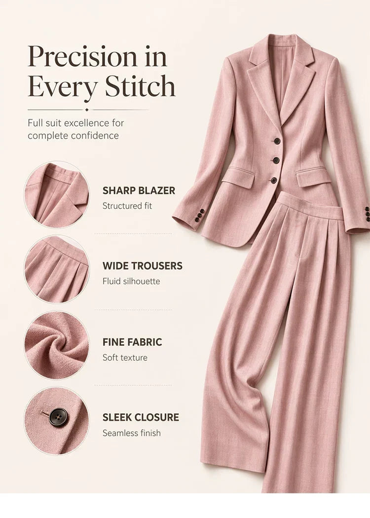 BAGOLINO - Set due pezzi elegante da donna in tonalità raffinate