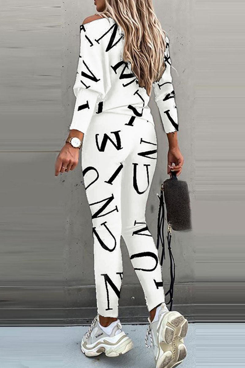 LONGI - Completo casual con collo obliquo e maniche lunghe
