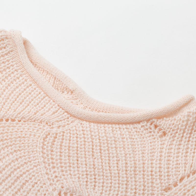 CONSELVE - Maglione ondulato in maglia aperta multicolore