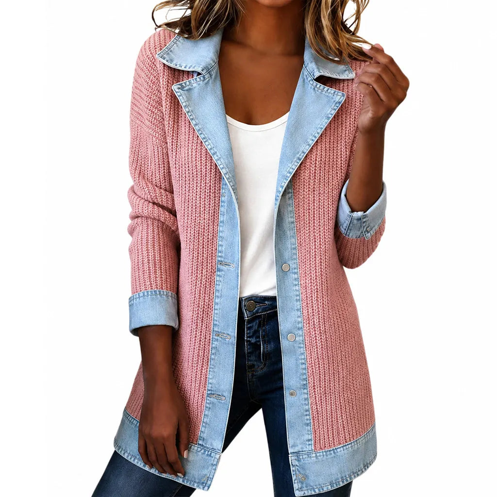 ROBILANTE - Cardigan casual in maglia con bottoni