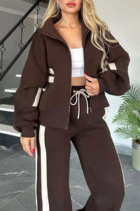 PIAGGINE - Completo sportivo casual con dettagli a contrasto