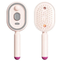 DUNA - Spazzola massaggiante spray elettrico viola, rosa o beige