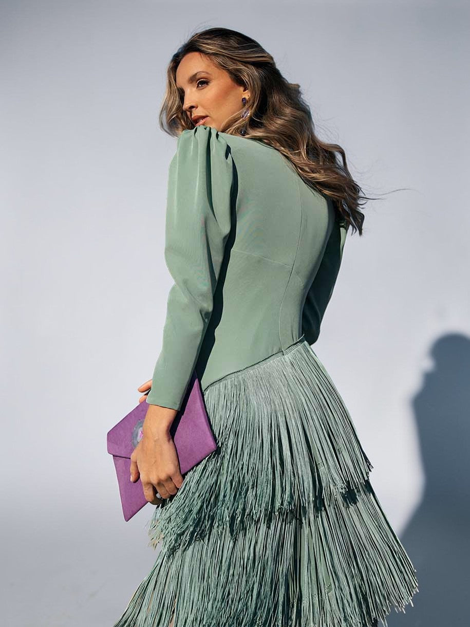 GIULIA - Abito Elegante con Frange