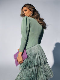 GIULIA - Abito Elegante con Frange