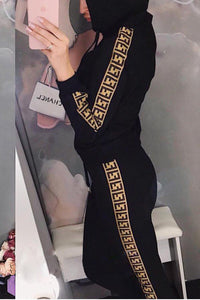 SOSSANO - Completo 2 Pezzi con Cappuccio e Pantaloni con Coulisse
