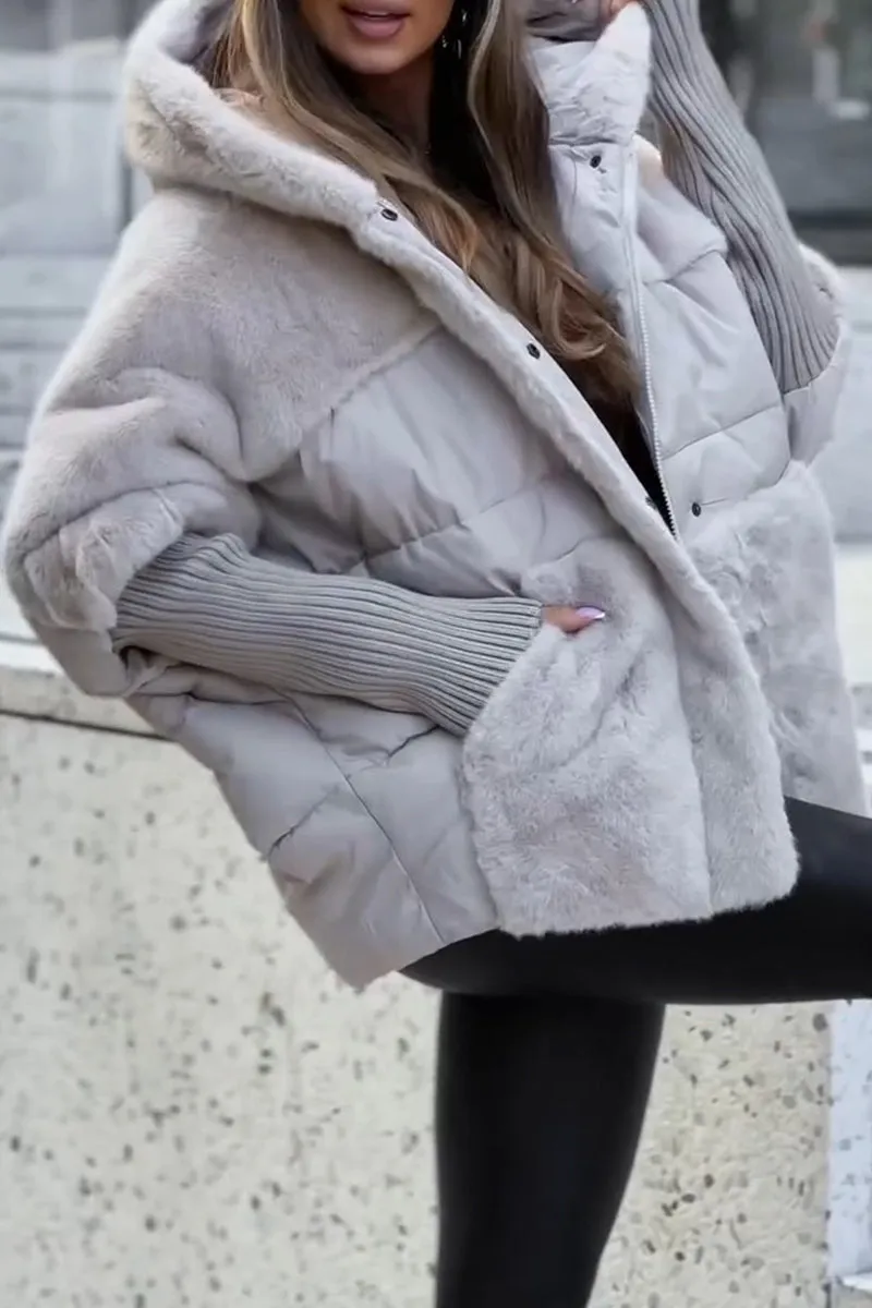 BETTONA - Giacca imbottita invernale con cappuccio, colori assortiti