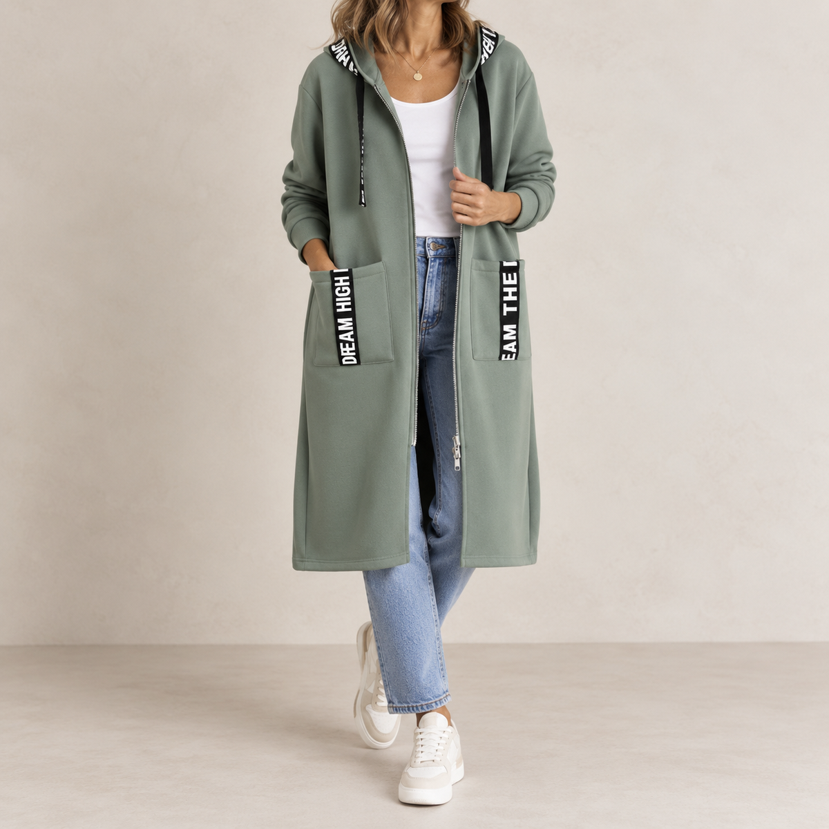 CAVALLIRIO - Giacca elegante in tonalità verde, marrone, beige, nera o grigia