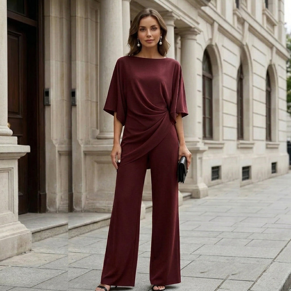 PAUPISI - Completo due pezzi elegante con maniche a cappuccio