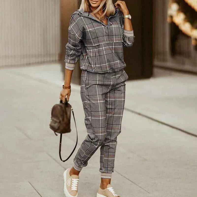 ALBA - Set due pezzi sportivo con zip e vestibilità morbida
