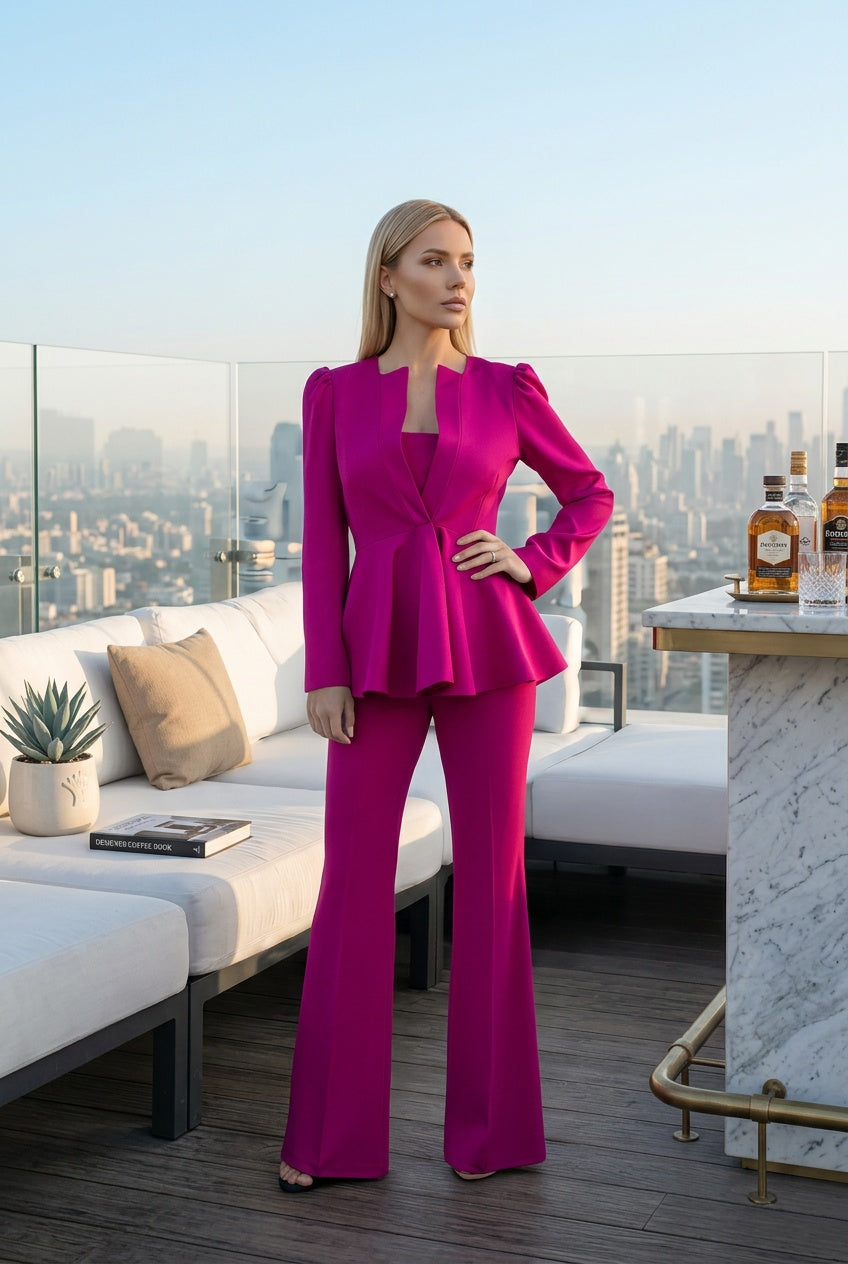 Completo Tailleur con Top e Pantalone Laura