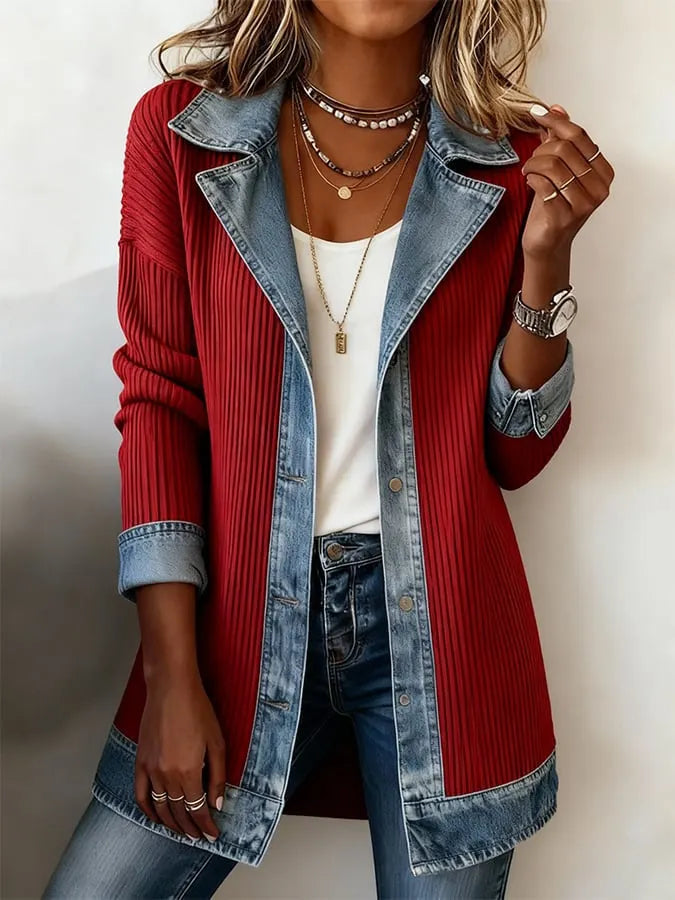 ROBILANTE - Cardigan casual in maglia con bottoni