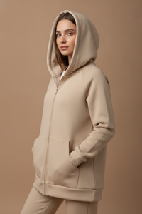 COMACCHIO - Felpa con cappuccio e zip