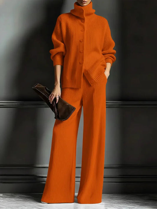 SOFIA - Completo in maglia con cardigan e pantaloni, 6 colori — foto 2