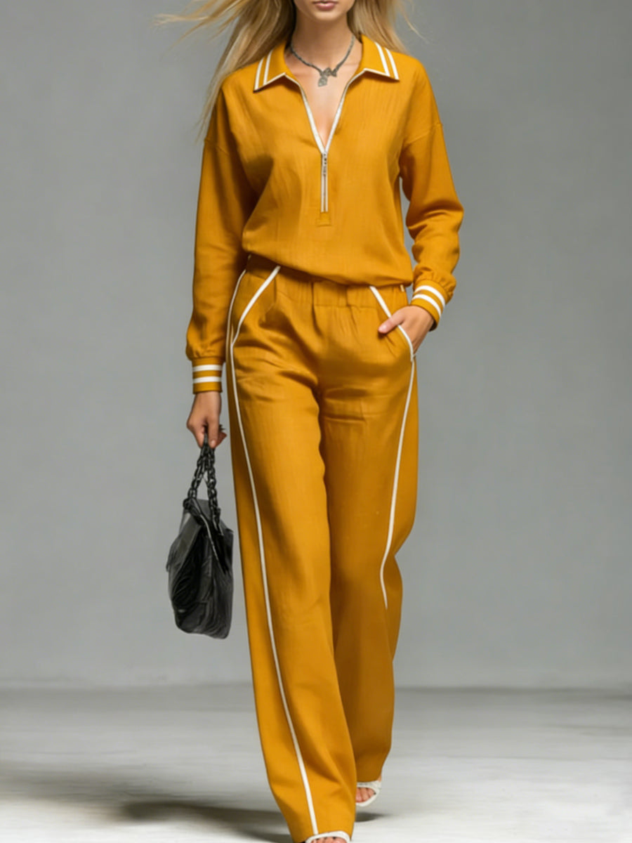 AFFILE - Completo Casual Comfort Rosso Giallo Nero
