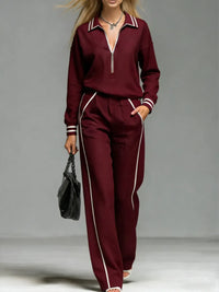 AFFILE - Completo Casual Comfort Rosso Giallo Nero