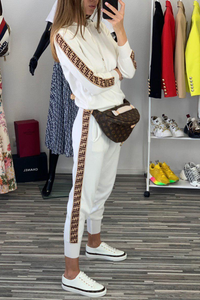 SOSSANO - Completo 2 Pezzi con Cappuccio e Pantaloni con Coulisse