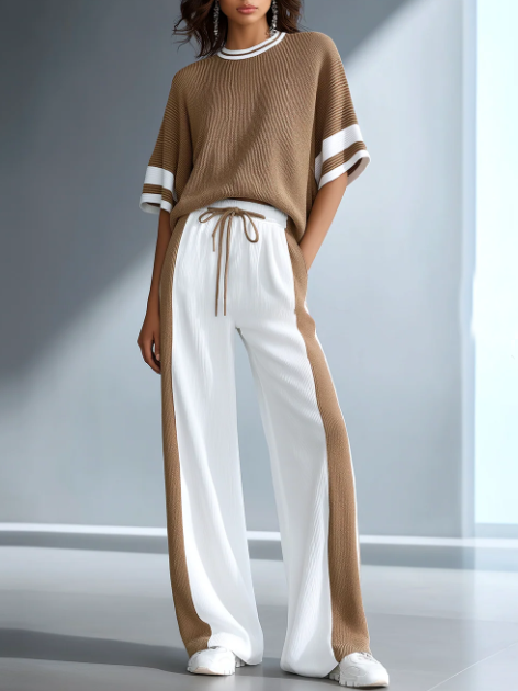 LACONI - Completo in Maglia Oversize Multicolore