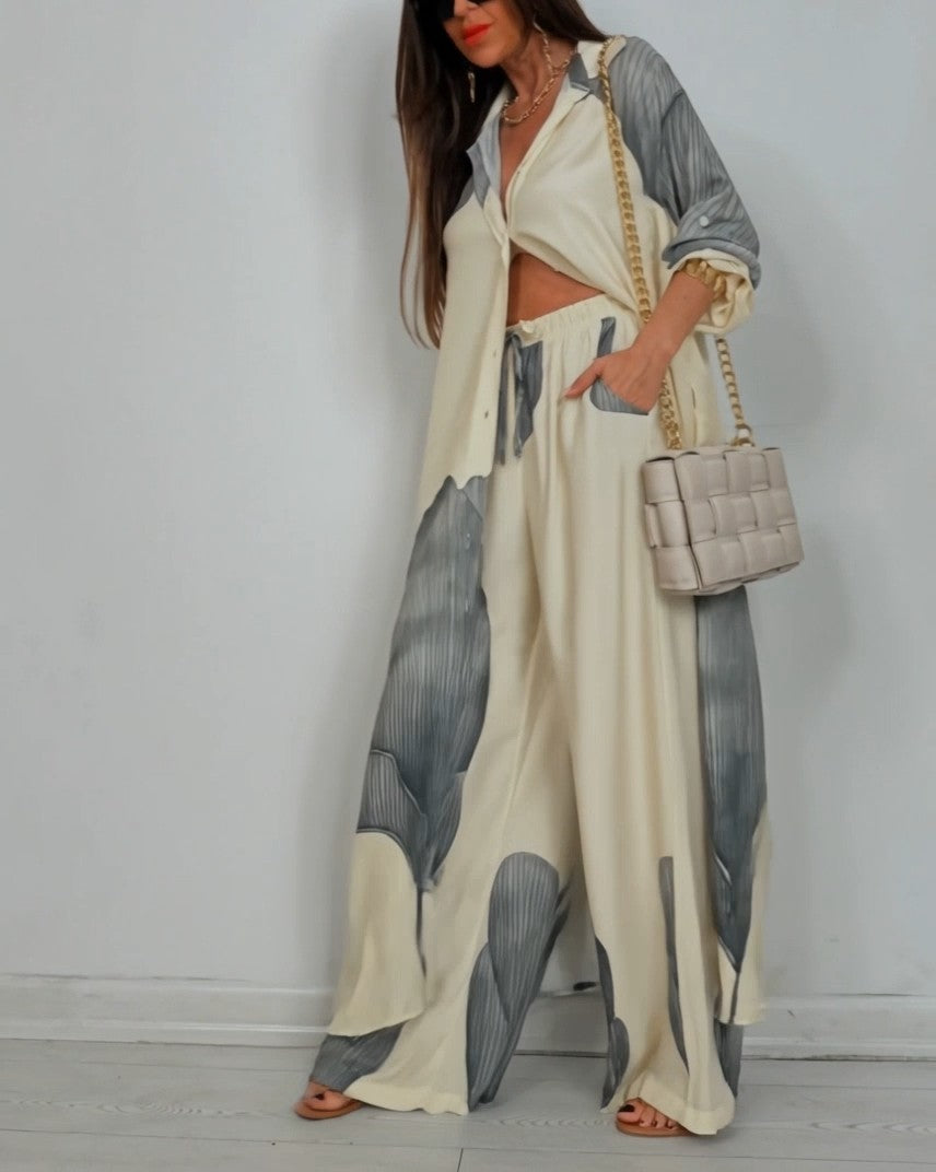 SOFIA - Completo due pezzi elegante con drappo — SHOT 1