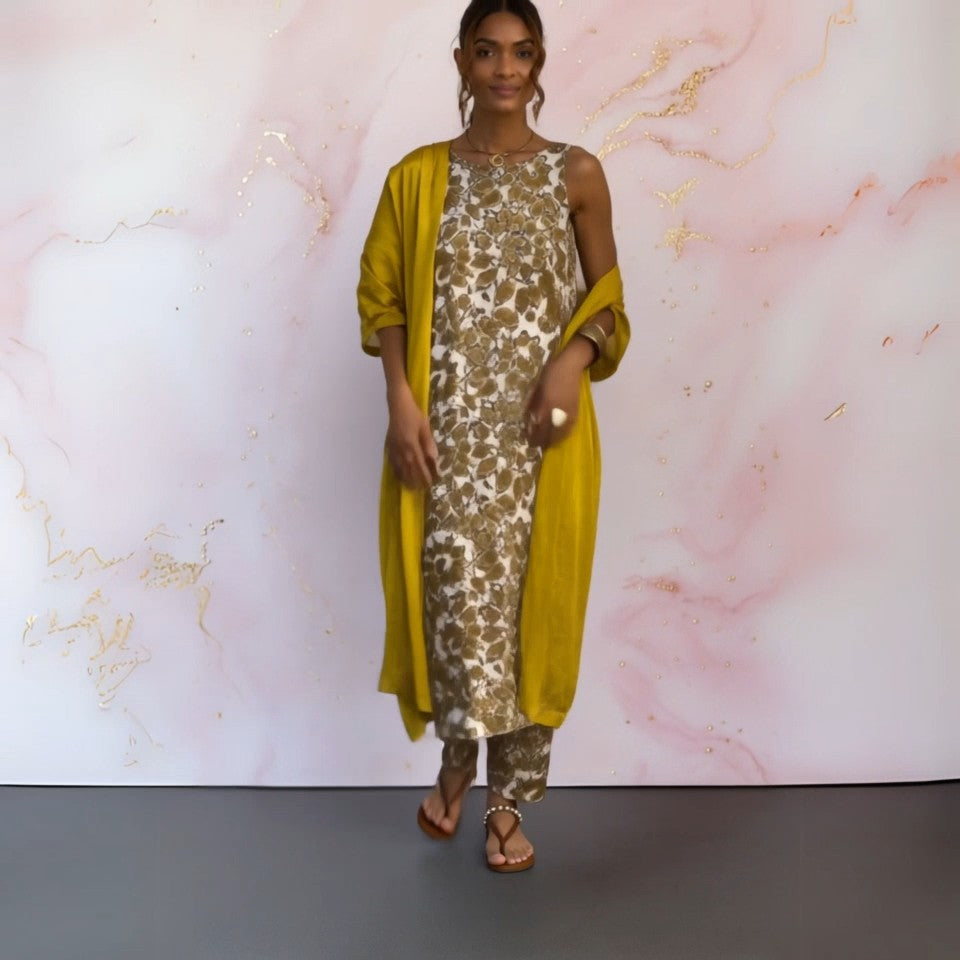 GIULIA - elegante con cardigan multicolore — SHOT 2