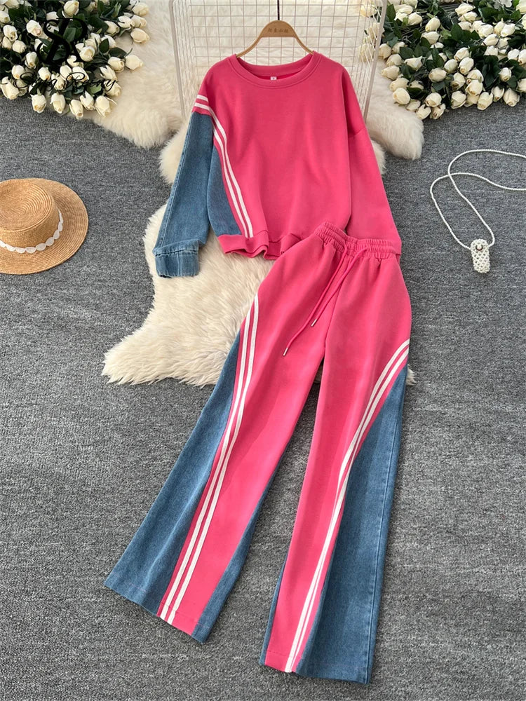 VALDAORA - Set due pezzi casual in morbida maglia